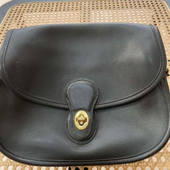 Coach Handbags - Vintage Coach Black Prairie Bag